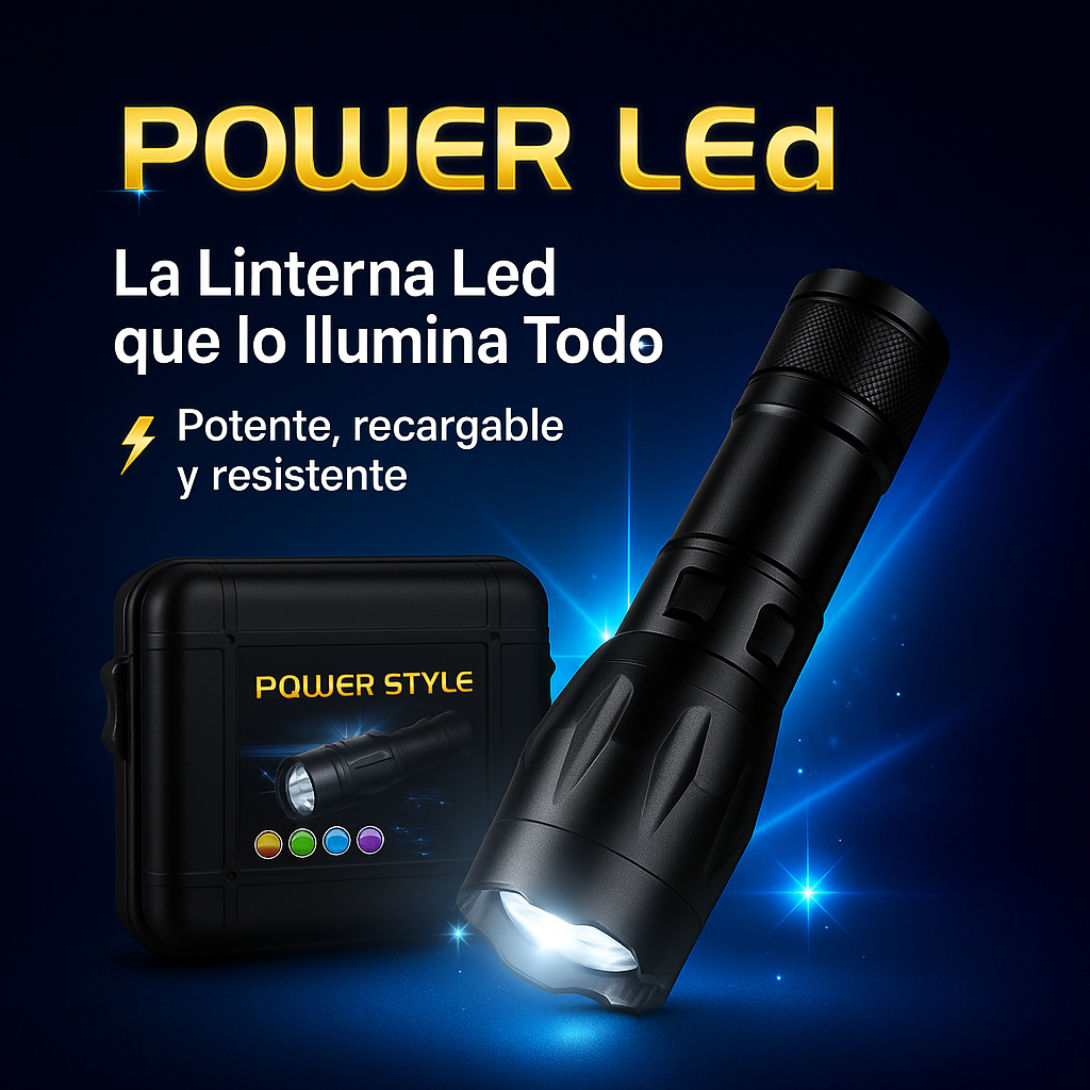 POWER STYLE LINTERNA LED REGULABLE