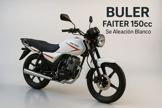 Motocicleta Buler Faiter Se 150cc Aleación Blanco